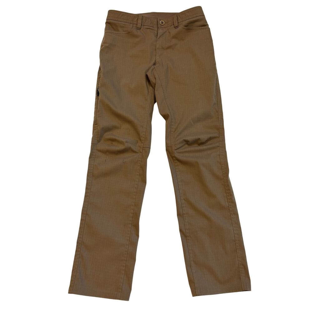 Under Armour Pants Men Sz 30x32 Brown Loose Storm Enduro Rip Stop Utility *READ*